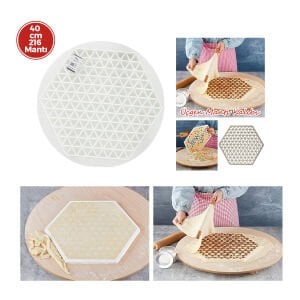 PLASTLİFE KP-177 YUVARLAK MANTI KALIBI PLASTİK ( ÇAP = 41CM )*36=K