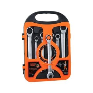 FREED PROFFESSIONAL ( 7PCS ) ( CIRCIR KOMBİNE AÇIK ANAHTAR ) SETİ ( 8-10-12-13-14-17-19MM ) ( PLASTİK TAŞIMA ÇANTA STAND )*30