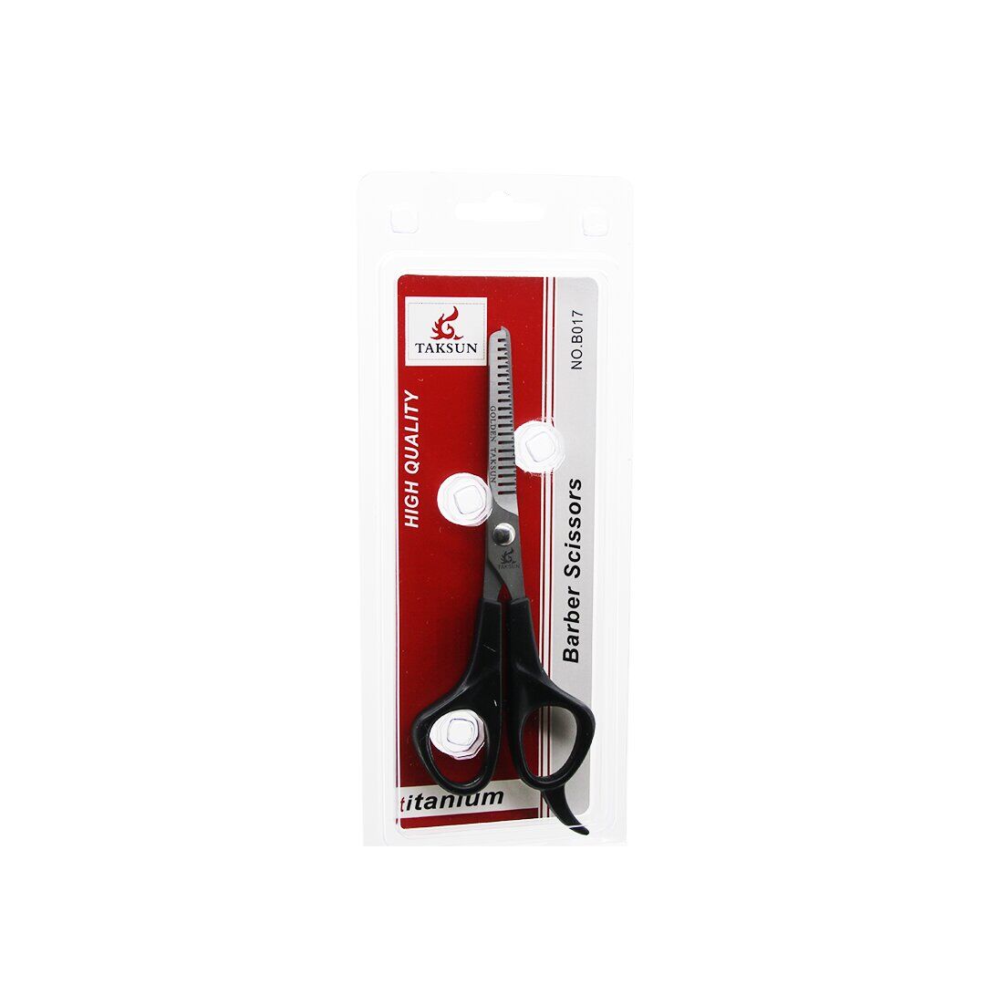 TAKSUN B-017 TİTANİUM BERBER ( ARA MAKASI ) ( 6½ ) ( SAÇ SEYRELTME & İNCELTME )*12X30