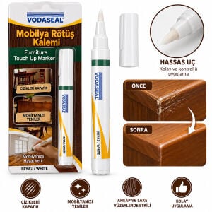 VODASEAL MRK10 MOBİLYA RÖTUŞ KALEM ( BEYAZ )*96