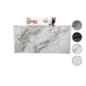 İBİCO İ13-085 ( 4PCS ) ( 30X60CM ) ( DÜZ & KÖPÜK PANEL ) ( MİX MERMER DESEN ) YAPIŞKANLI DUVAR KAĞIT*60=K