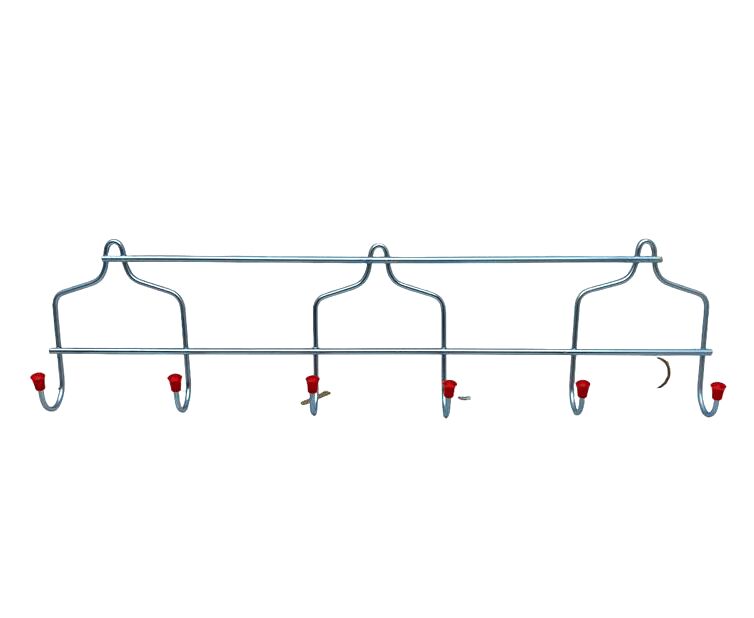 KRAL KR-01 METAL 6 KOLLU DÜZ DUVAR ASKISI *12X12
