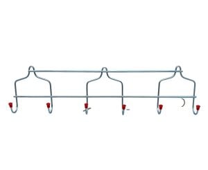 KRAL KR-01 METAL 6 KOLLU DÜZ DUVAR ASKISI *12X12
