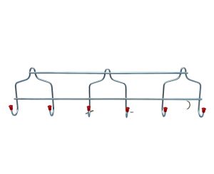 KRAL KR-01 METAL 6 KOLLU DÜZ DUVAR ASKISI *12X12