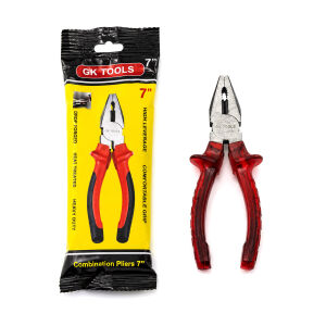 GK TOOLS ( KIRMIZI & ŞEFFAF ) ( 7'' ) ( SAPLI ) PENSE ( 180MM )*6X20