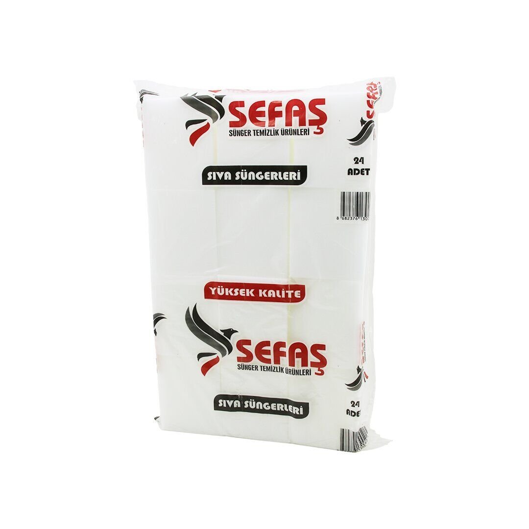 ŞAHİN AFİLLİ KOD-1714 ( BÜYÜK=18.5 X 13.5 X 5CM ) ( BEYAZ ) ( SIVACI ) ( TEMİZLİK ) SÜNGERİ*24X10