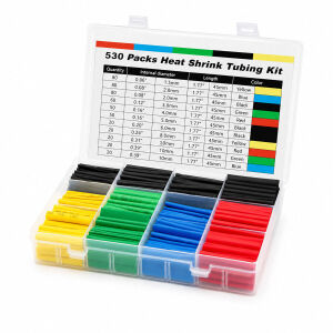 İBİCO İ13-116 ( 530PCS ) MAKARON KABLO TAMİR SETİ ( ISIYLA BÜZÜŞMELİ DARALAN HORTUM )*96