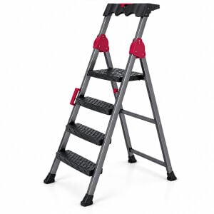 LORENZO MRD-103 ( 3+1 ) BASAMAKLI METAL MERDİVEN ( 150KG.TAŞIMA )*1