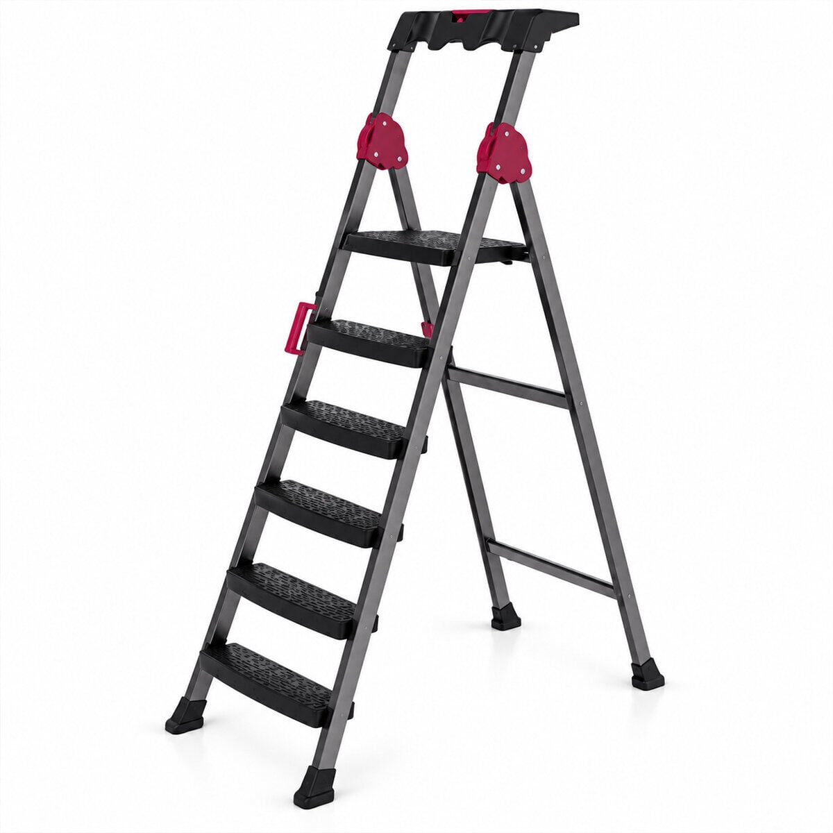 LORENZO MRD-105 ( 5+1 ) BASAMAKLI METAL MERDİVEN ( 150KG.TAŞIMA )*1