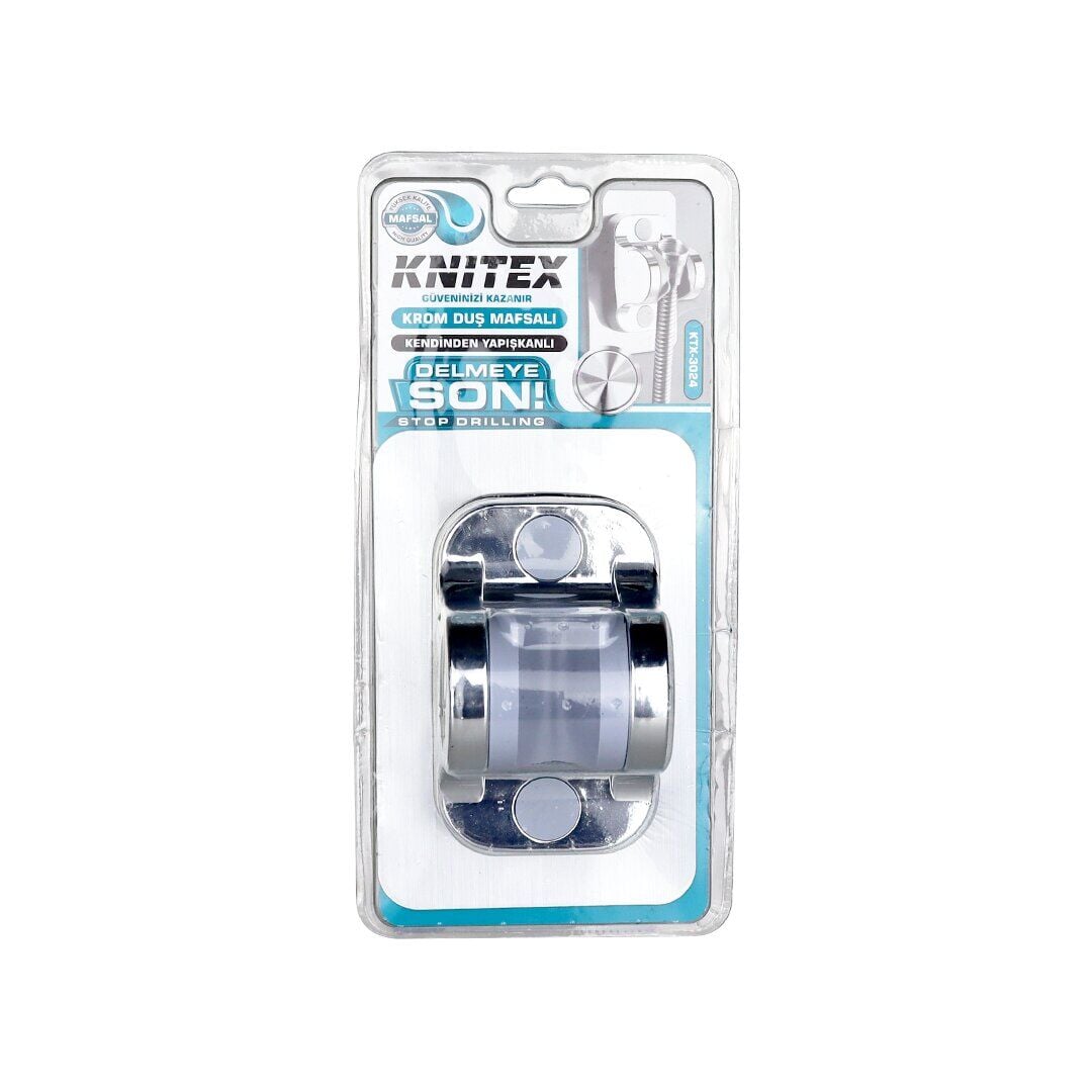 KINETEX KTX-3024 ( KROM & VAKUMLU ) YAPIŞKANLI DUŞ ASKISI & MAFSAL*110