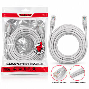 PLATOON PL-6108 ( 10MT ) İNTERNET ETHERNET ( CAT6 ) DATA KABLOSU & COMPUTER CABLE*100