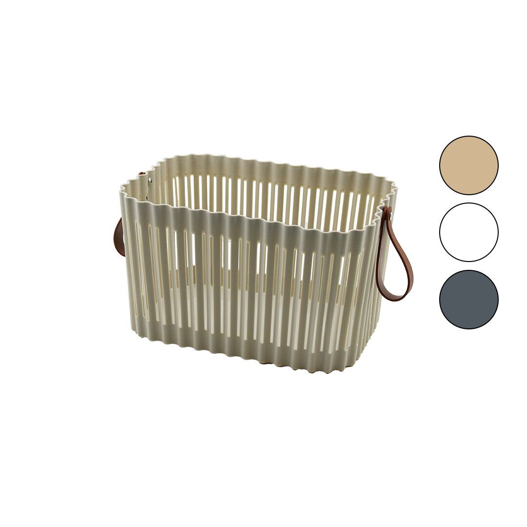 SUNPLAST SD-5502 (D.GEN) (10LT) FLEXION ÇOK AMAÇLI SEPET (RENKLİ PLS.) (SİLİKON KULP) (21.5X31CM & DERİNLİK:18CM)*24=K