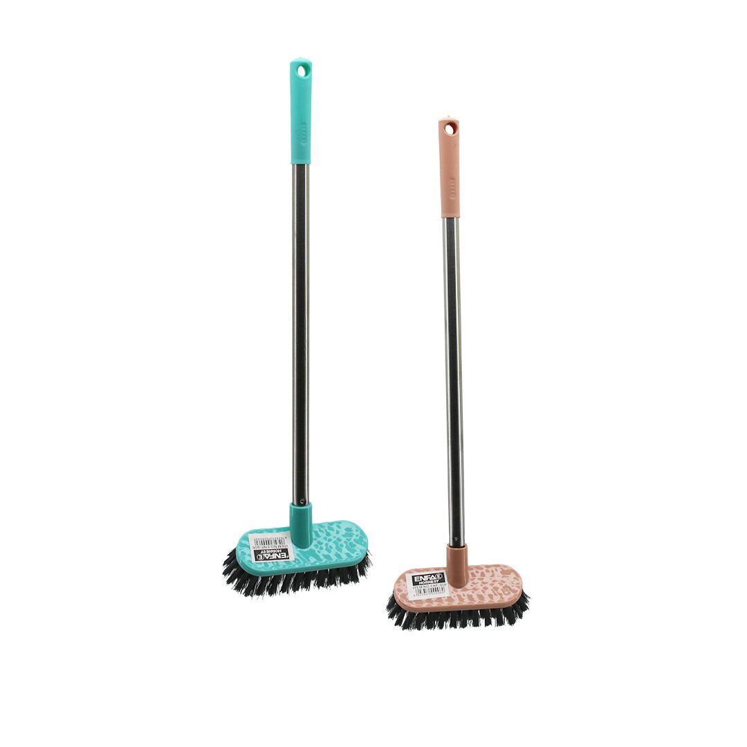 ENFA HORNEST ENF-906 ( MİNİ=4.5X12.5CM ) TEMİZLİK FIRÇASI ( ORTA SERT KILLAR ) ( METAL SAPLI=40CM )*160