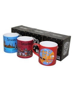 OS-PA ( LÜX ) ( İSTANBUL MANZARALARI ) SERAMİK KUPA İSTANBUL*36=K