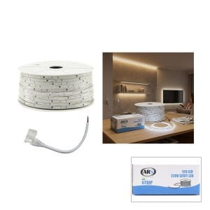 ARS-348985 ( 100MT ) ( 6500K & BEYAZ ) DIŞ MEKAN ŞERİT LED 220V ( 120LED )*1
