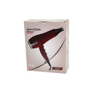 AWOX WATSON ( KIRMIZI ) SAÇ KURUTMA & FÖN MAKİNESİ ( SOĞUK ÜFLEME ) ( 2 KADEME FAN & 3 KADEME SICAKLIK ) ( 2400W )*12