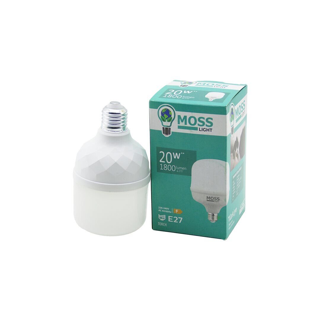 MOSS LIGHT MS-3095 ( 20W ) ( TORCH ) LED AMPUL PLASTİK (E27) (1800LUMEN ) (5.000 SAAT ÖMÜR) (IP20) (220-240V (AC) )*60