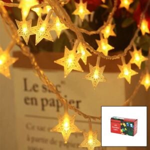 LED DECORATİVE LİGHTS SDR-LED-117 ( GÜN IŞIK & YILDIZ ) ( 3MT ) ( PİLLİ ) ( 2 FONKSİYONLU ) PERİ LED & DEKOR LAMBA*100