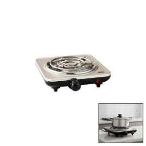 SİNBO SCO-5065 ( GÜMÜŞ ) ( TEK GÖZLÜ ) ELEKTRİKLİ OCAK ( 1000W ) ( 5 FARKLI AYARLANABİLİR ISI KONTORL NARGİLE  KÖZ MATİK  ) ( KAYMAZ AYAK ) ( HIZLI ISINAN TAŞ )*12