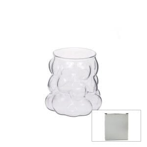 SDR-B6 ( 250ML & KULPSUZ ) ( ÇİFT CİDARLI & ÜZÜM KUPLU ) CAM BARDAK*100=K