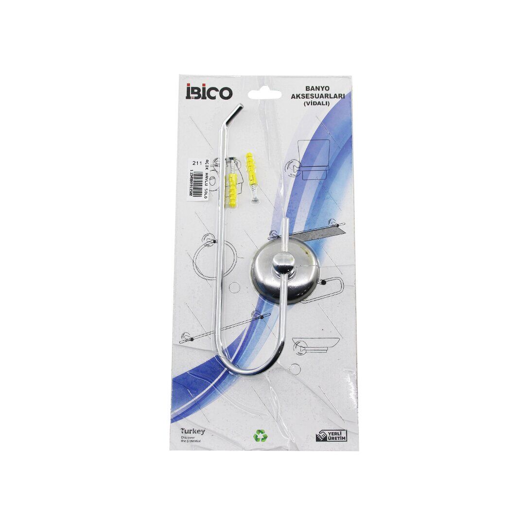 İBİCO BANYO BNY-211A ( AÇIK ) METAL ( SOLO KAĞIT HAVLULUK ) ( VİDALI MONTAJ )*50