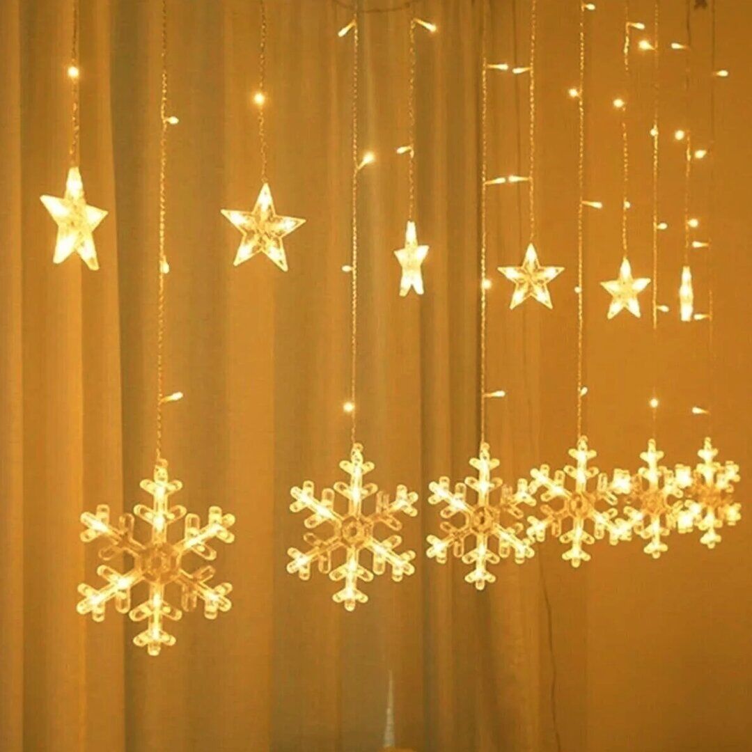 ALASKA SDR-LED-113 ( GÜN IŞIĞI & KAR TANE ) ( 3MT & FİŞLİ ) ( EKLEMELİ & FONKSİYONLU ) LUX SARKIT PERDE LED & DEKOR LAMBA*50