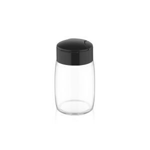QLUX C-00272 DROP OVAL ( ŞEFFAF CAM ) TUZLUK & BAHARATLIK ( 100CC ) ( PLASTİK KAPAK= TEK SİTİL DÖKÜM )*40=K