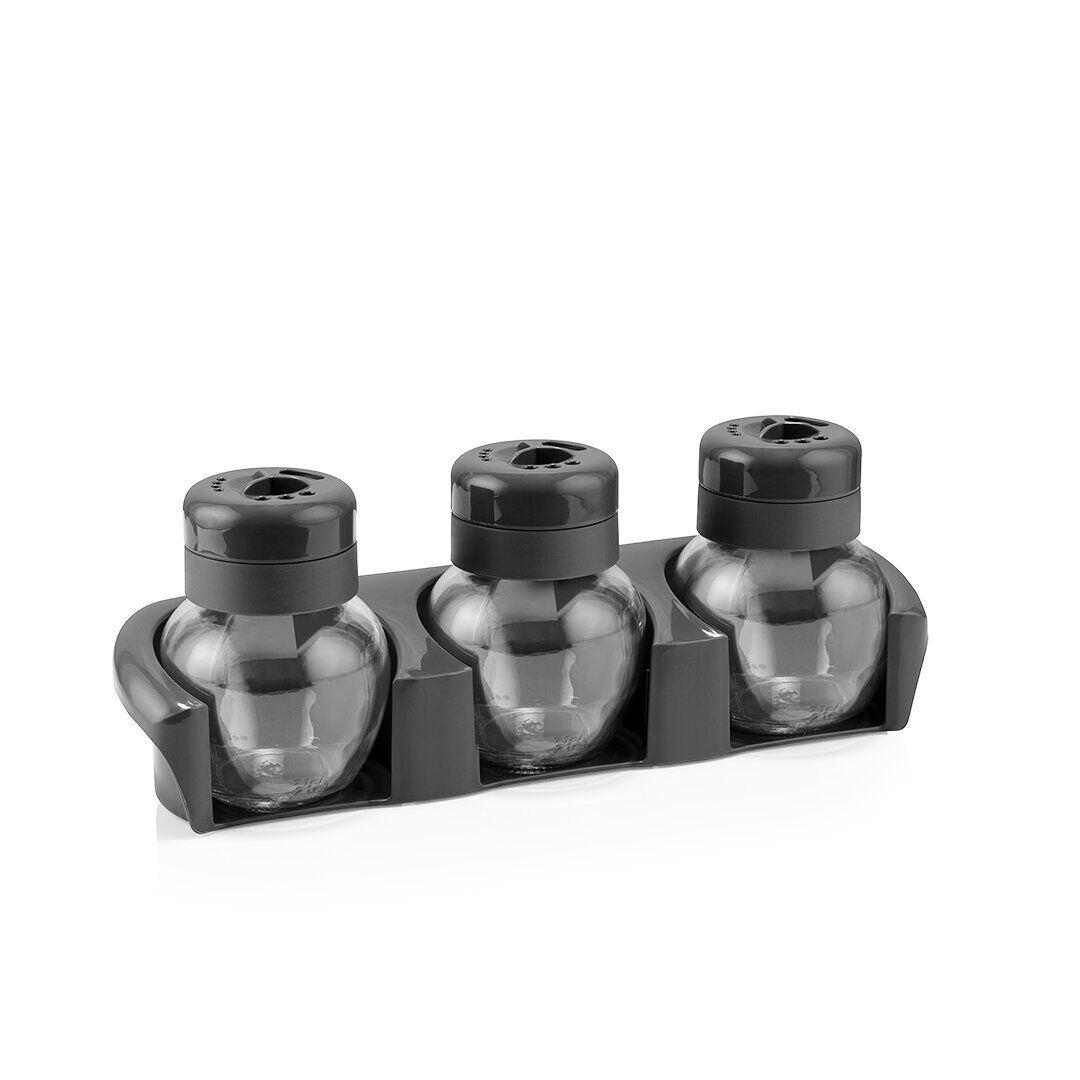 QLUX C-00372 STAR STANDLI TUZLUK & BAHARATLIK ( 3X210CC ) ( PLASTİK KAPAK = 3 SİTİL DÖKÜM )*8=K