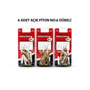 MEDALYAN DL-26 ( 19X70 ) ( 6PCS ) AÇIK PİTON DÜBELLİ*12X10
