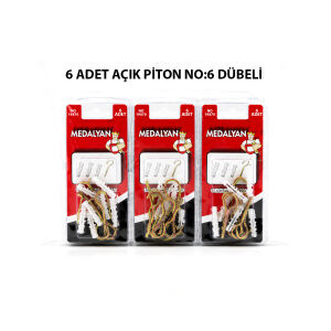 MEDALYAN DL-26 ( 19X70 ) ( 6PCS ) AÇIK PİTON DÜBELLİ*12X12