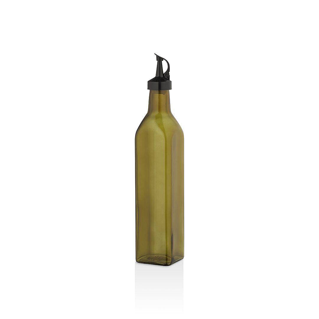 QLUX C-00406 ( CAM ) ORGANİK YAĞDANLIK ŞİŞE ( 500ML ) ( PLASTİK KİLİTLİ KAPAK )*15=K