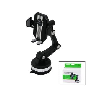 ONE BUTTON X-12 (OTO & ARAÇ ) (TELEFON & BARDAK TUTUCU) (3 EKLEMLİ 360° KOL )(YAPIŞKANLI 360° VANTUZ) GENİŞLİK AYAR*100