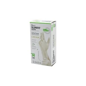 REFLEX SLİMFİT GLOVE KOD-029 ( M ) ( KREM ) ( PUDRASIZ ) MUAYENE ELDİVEN 100LÜ*1X20