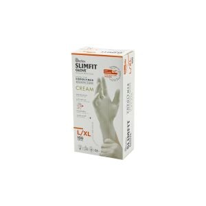 REFLEX SLİMFİT GLOVE KOD-028 ( L-XL ) ( KREM ) ( PUDRASIZ ) MUAYENE ELDİVEN 100LÜ*1X20