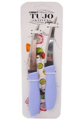 TUJO KNIVES-2420 ( 2PCS ) ( KARTELALI ) TIRTIRLI BIÇAK*192
