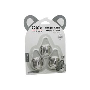 QLUX L-00903 ( 3PCS ) KOALA ASKI ( ŞEFFAF ASKI ) ( YAPIŞKANLI MONTAJ )*60