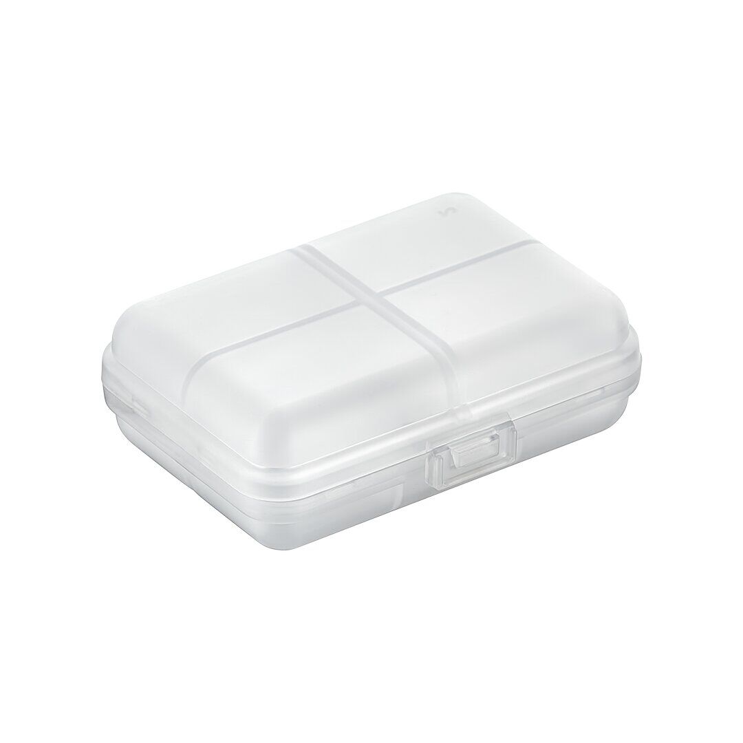 QLUX L-00967 ( D.DÖRTGEN ) ( 10 BÖLMELİ ) PILL DISPENSER İLAÇ KUTUSU*30=K