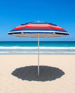 SKYBELT SKY-121 ( 170CM SAPLI ) ( ÇAP: 85*85CM ) ( DÜZ - KARIŞIK RENK ) PLAJ ŞEMSİYESİ ( 8 TELLİ & FIBERGLASS ) ( POLYESTER KUMAŞ )*24=K