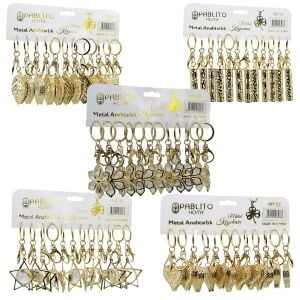 PABLİTO HOME PBT-722 METAL ANAHTARLIK ( MİX DESEN )*12X50