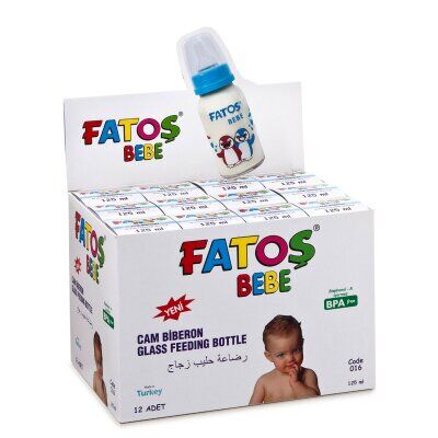 FATOŞ BEBE-016 ( CAM & 125ML ) BİBERON*12X18