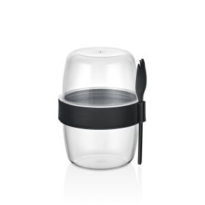QLUX L-00978 BOMONTİ YOĞURT KABI ( 2 BÖLMELİ = 300+300 ML)*24=K