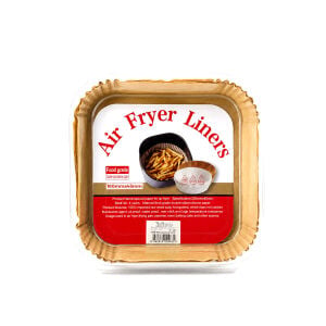 İBİCO İ22-461 ( 50PCS ) ( KARE TABAN: 16CM & KENAR: 4.5CM ) AİR FRYER PİŞİRME KALIP ( KAĞIT )*200