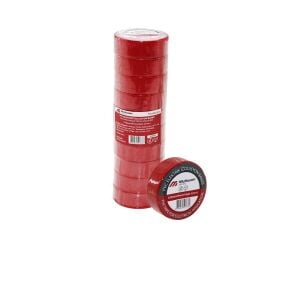 MUTLUSAN ( LÜX ) ( KIRMIZI ) PVC İZOLASYON ELEKTRİK BANTI ( 0.13X19X10YDS ) ( 9.14MM ) ( BANDI )*10X50