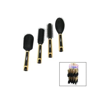 KEOPS FRÇ-07 (236319) (BAMBU SAP=SİLİKON KAPLI GÖVDE & PLASTİK GÖVDE ) (MİX=FÖN & SAÇ FIRÇASI & TARAK) (METAL STANDLI)*64X2