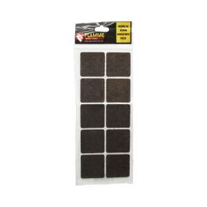 FLAMME-1103 ( 45MMX45MM ) ( KARE ) ( 10PCS ) ( ZEMİN KORUYUCU ) MOBİLYA KEÇESİ ( YAPIŞKANLI MONTAJ )*25X36