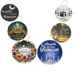İBİCO ( YUVARLAK & EPOKSİ ) BÜYÜK KAPI SÜSÜ ( HOŞGELDİN RAMAZAN )*100