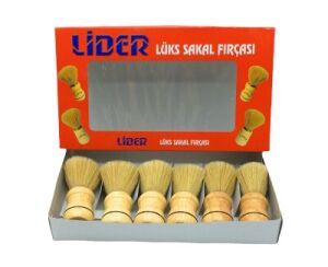LİDER-1104 ( AHŞAP SAPLI ) SAKAL FIRÇASI*6X60