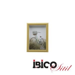İBİCO İ12-026 ( 5''X7'' & 13X18CM ) ( KALIN & LÜX BAMBU & TEK RENK ÇERÇEVE ) AHŞAP RESİM ÇERÇEVESİ*36=K