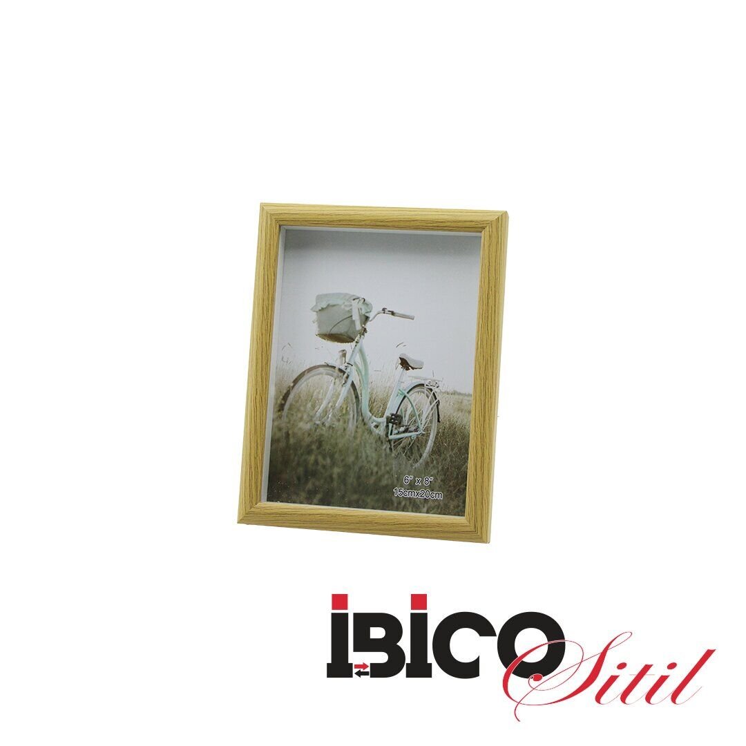 İBİCO İ12-027 ( 6''X8'' X 15X20CM ) ( KALIN & LÜX BAMBU & TEK RENK ÇERÇEVE ) AHŞAP RESİM ÇERÇEVESİ*36=K