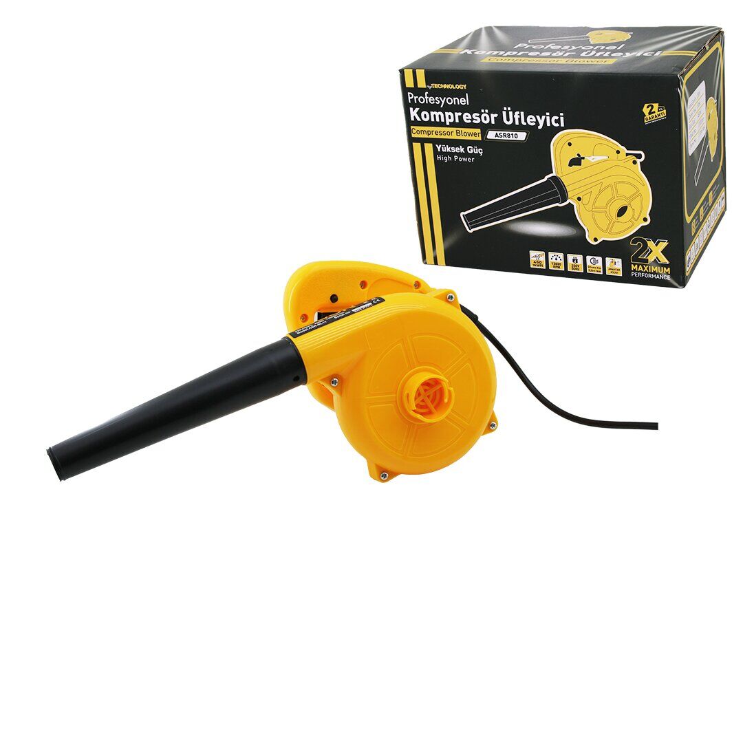 PROFESYONEL ASR-810 MODEL:BL11 HAVA ÜFLEME MAKİNE ( KÖRÜK & KOMPRESÖR ) ( 450W ) ( ÜFLEME HIZ = 0.26M3 / DAK. )*12
